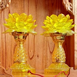 Cặp đèn thờ bông sen mạch điện tử