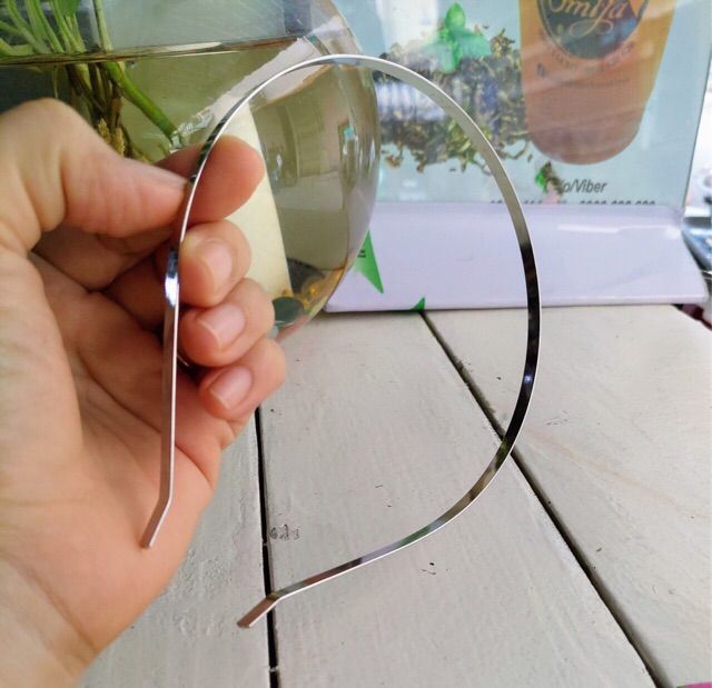 Phôi cài tóc inox 4mm