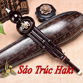 Sáo Bầu đen giá rẻ - tặng kèm dây treo