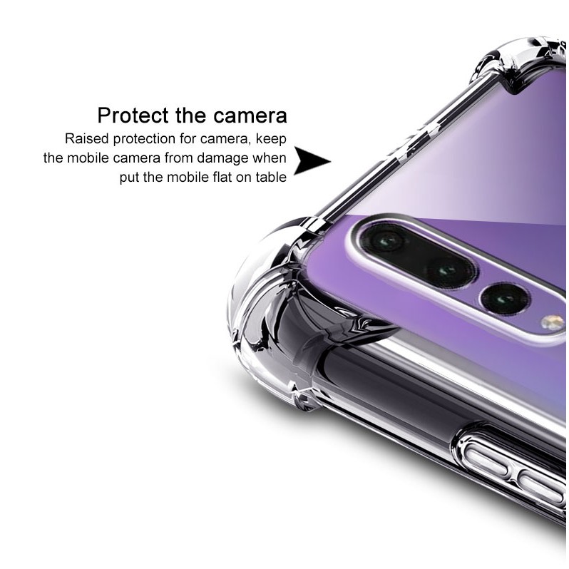 Ốp điện thoại mềm màu trong suốt cho Huawei Honor 10 9i 7A 7s 8X Max P20 Mate 20 Pro V10 Play Nova 3 3i 3e Lite