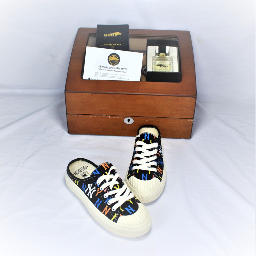 [Mã FAXANH245 giảm 10K đơn 50K] [ HÓT NHẤT BÂY GIỜ ] sục đạp gót ny đen thêu hoa tiết màu hang vip | BigBuy360 - bigbuy360.vn