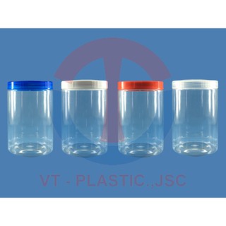 COMBO 10 HỘP HŨ NHỰA 900ML ĐỰNG 500GR SẢN PHẨM, BỘT, NGŨ CỐC - VỮNG TIẾN PLASTIC