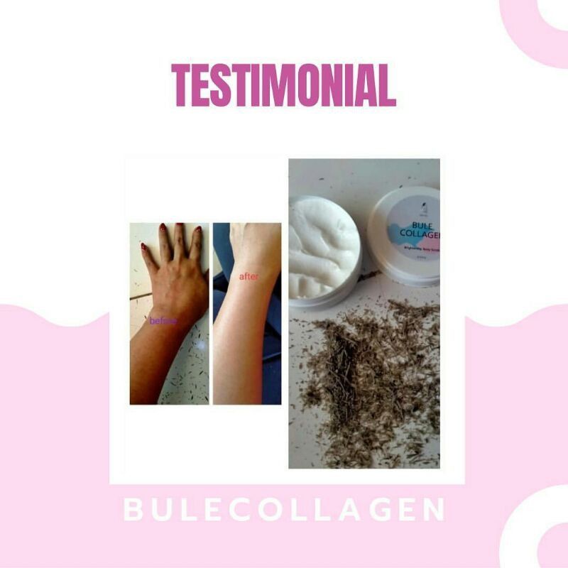 (Hàng Mới Về) Sữa Dưỡng Thể Collagen Bule 100g Làm Sáng Da