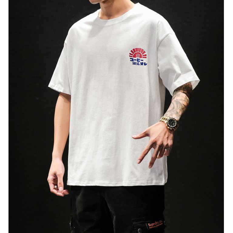 Áo thun tay lỡ Unisex LY NƯỚC CAM phong cách OneSize chuẩn ATL152 | BigBuy360 - bigbuy360.vn