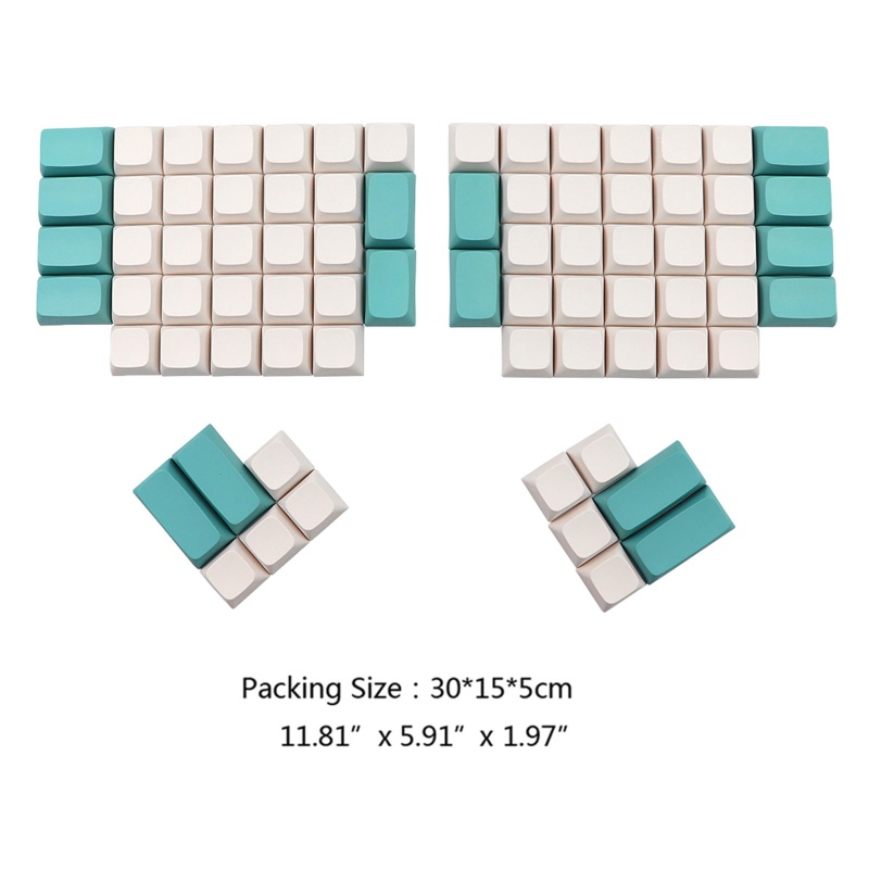 Bộ 76 Phím Bằng Nhựa PBT Cho Bàn Phím Ergodox Mechan