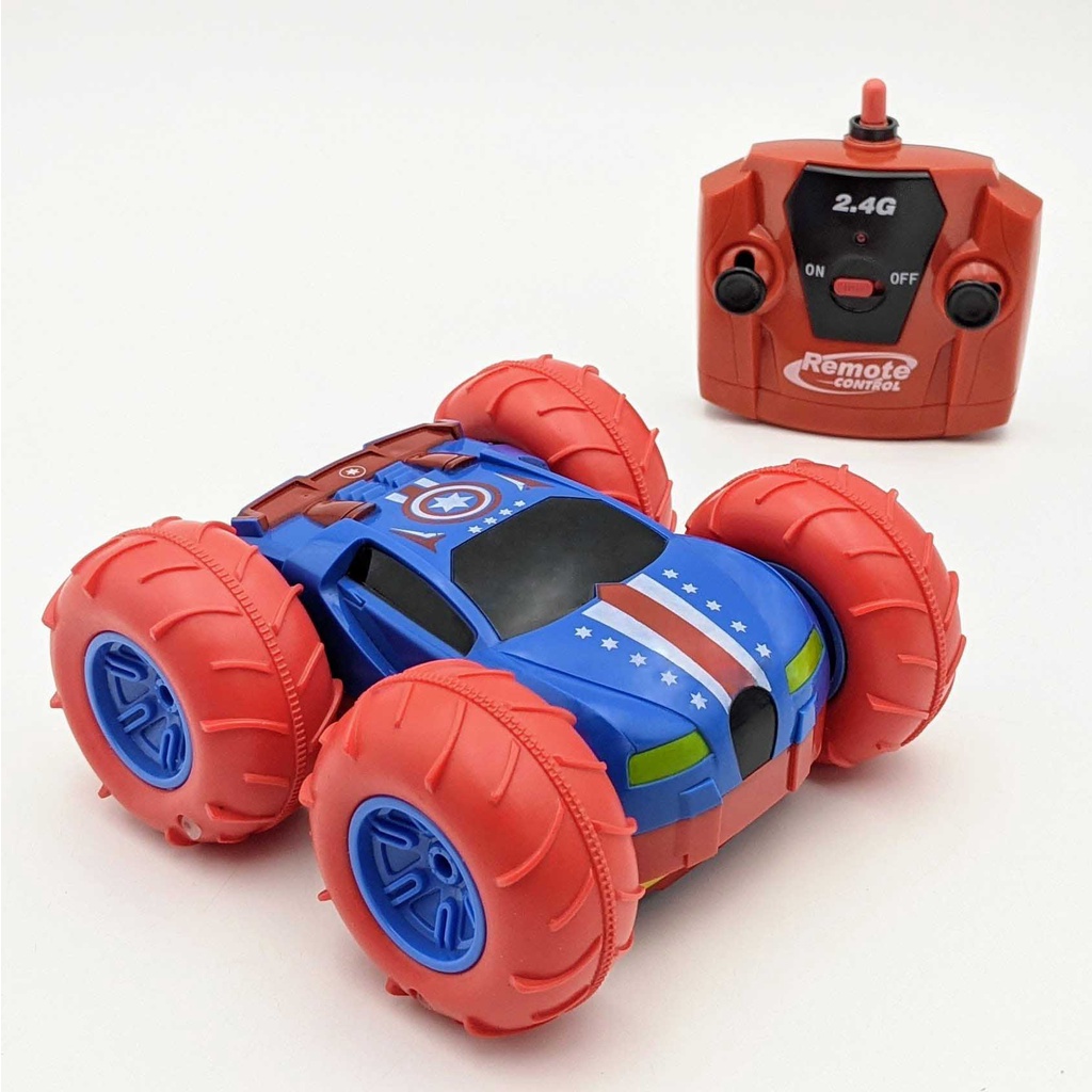 XE NHỆN SPIDER MAN điều khiển nhào lộn 360 độ độc đáo - có đèn