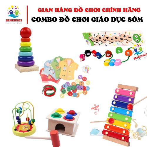 Đồ Chơi Giáo Dục Sớm Montessori Benrikids Cho Bé Rèn Luyện Sự Khéo Léo Của Đôi Tay
