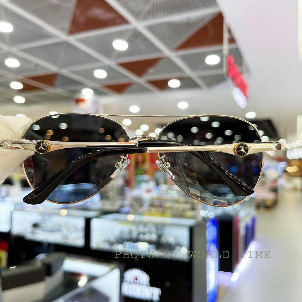 Kính mát nam cao cấp Benz09 full box, bảo hành 12 tháng, tròng Polarized cường lực, chống chói
