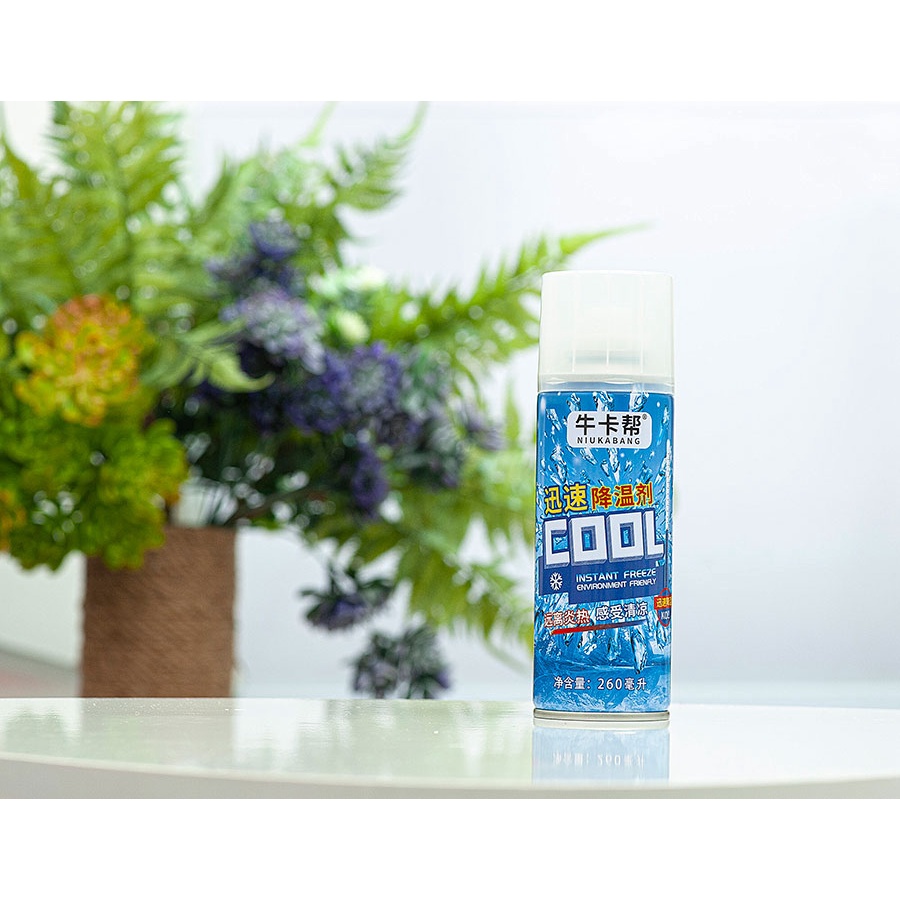 Bình xịt làm lạnh nhanh N230 là sản phẩm thiết yếu làm lạnh tức thời giải quyết vấn đề nắng gắt trong mùa hè.
