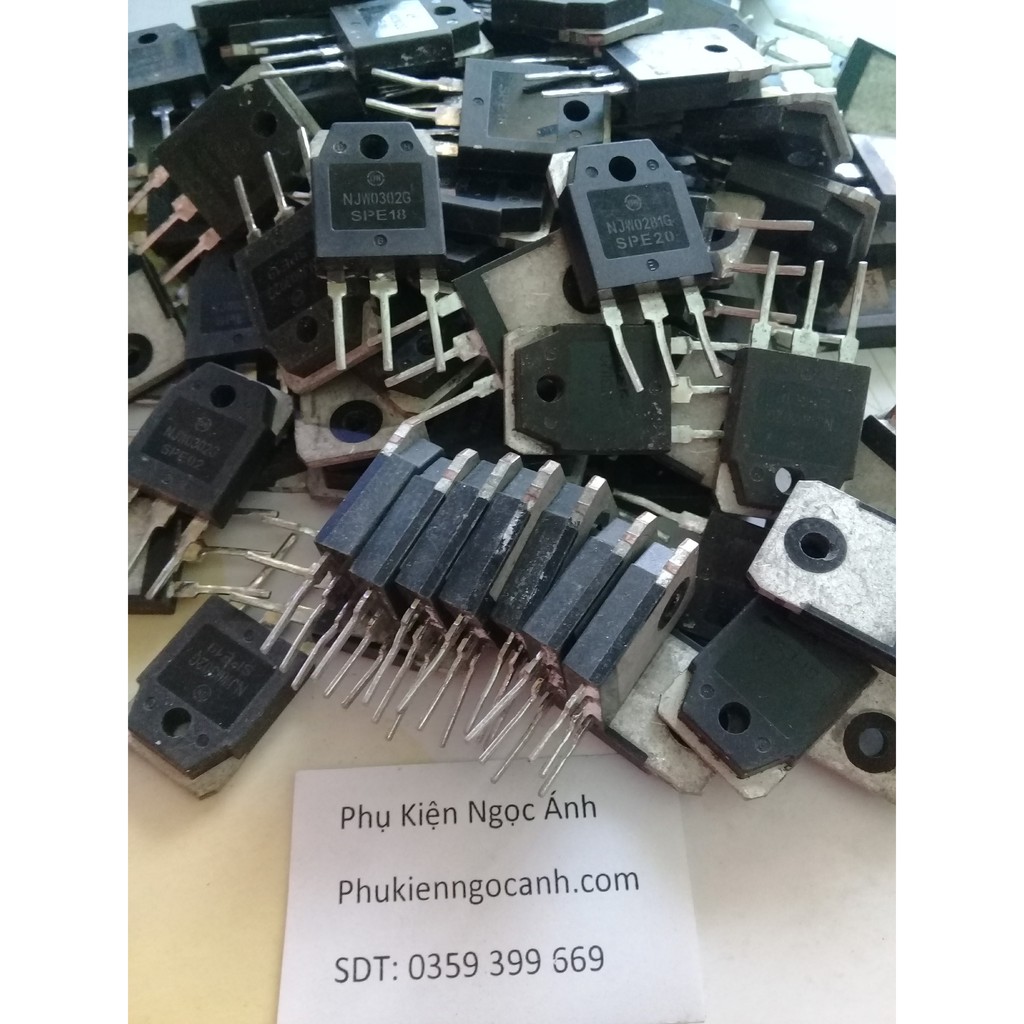 NJW0302G  NJW0281G Cặp Sò  bóc máy