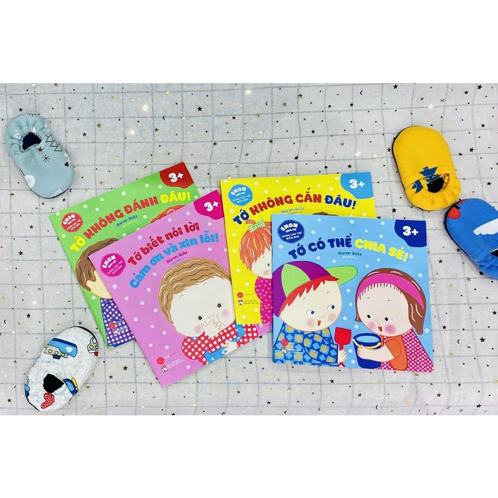 Sách Bộ Sách Ehon Ứng Xử Dành Cho Trẻ Mầm Non - Tặng Kèm Sticker