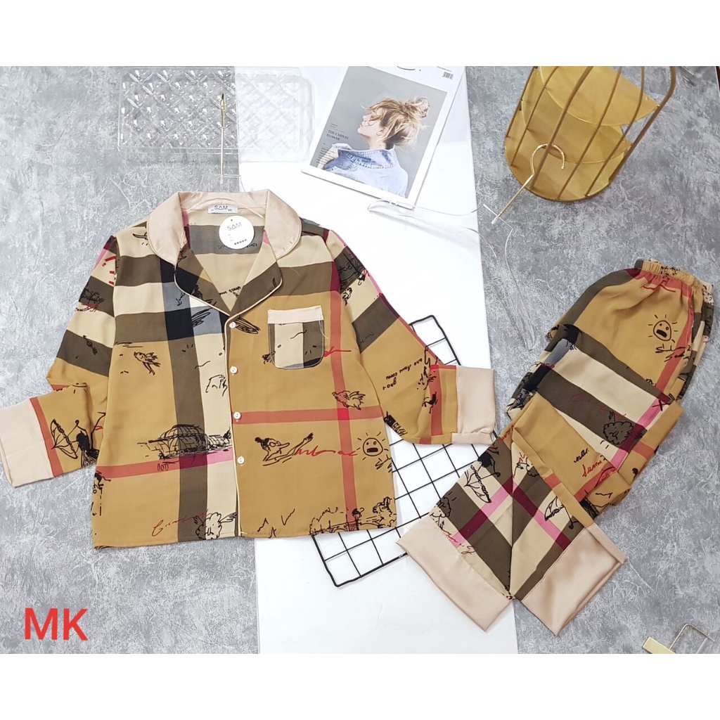 Bộ Pijama - Bộ ngủ nhà dài tay  [ Siêu RẺ  ] chất liệu lụa mango cao cấp , thoáng mát , mềm mịn
