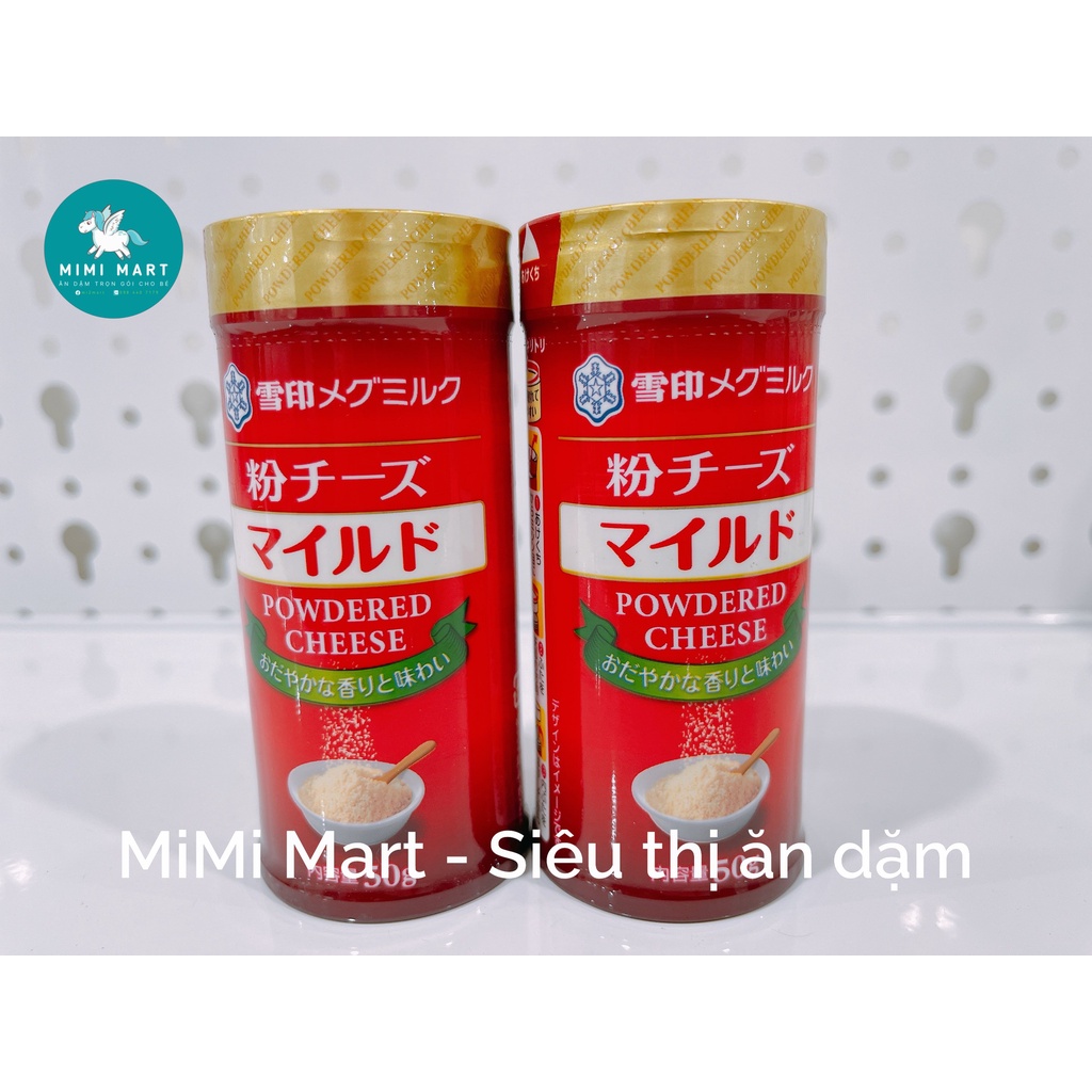 Phô mai rắc cháo Meg 50g cho bé ăn dặm từ 7 tháng tuổi