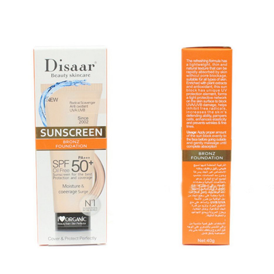 Kem chống nắng Pa + + + Spf 50 + chăm sóc da lâu trôi