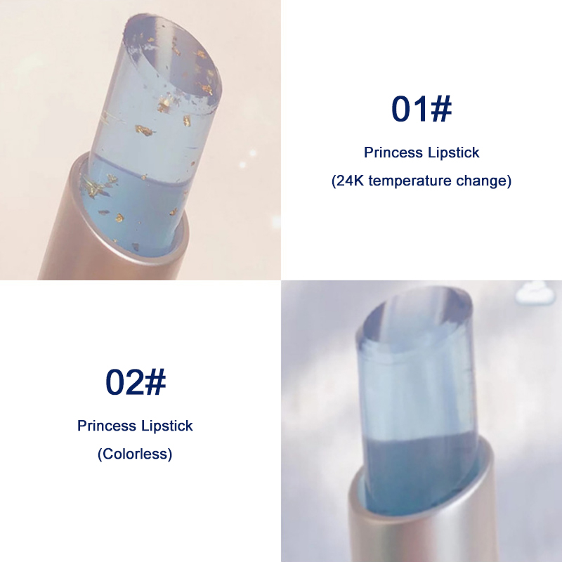 (Hàng Mới Về) Son Dưỡng Môi Chứa Tinh Dầu Hoa Hồng Và Vàng 24k Thay Đổi Màu Sắc Tiện Dụng | BigBuy360 - bigbuy360.vn