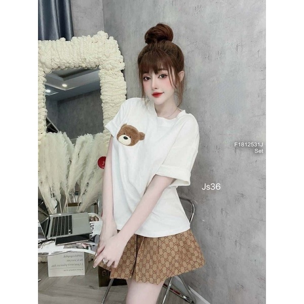 Set bộ ren áo 2s + quần short 1123 thaotranshop90