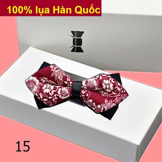 NƠ ĐEO CỔ NAM VẢI LỤA