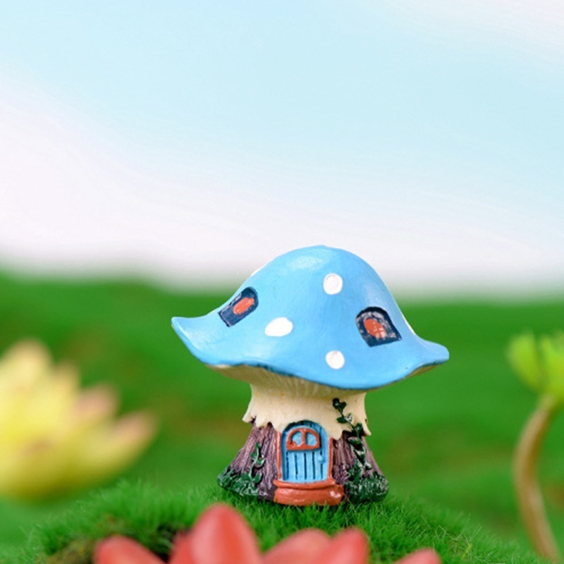 1 Mô Hình Ngôi Nhà Nấm Mini Trang Trí Sân Vườn