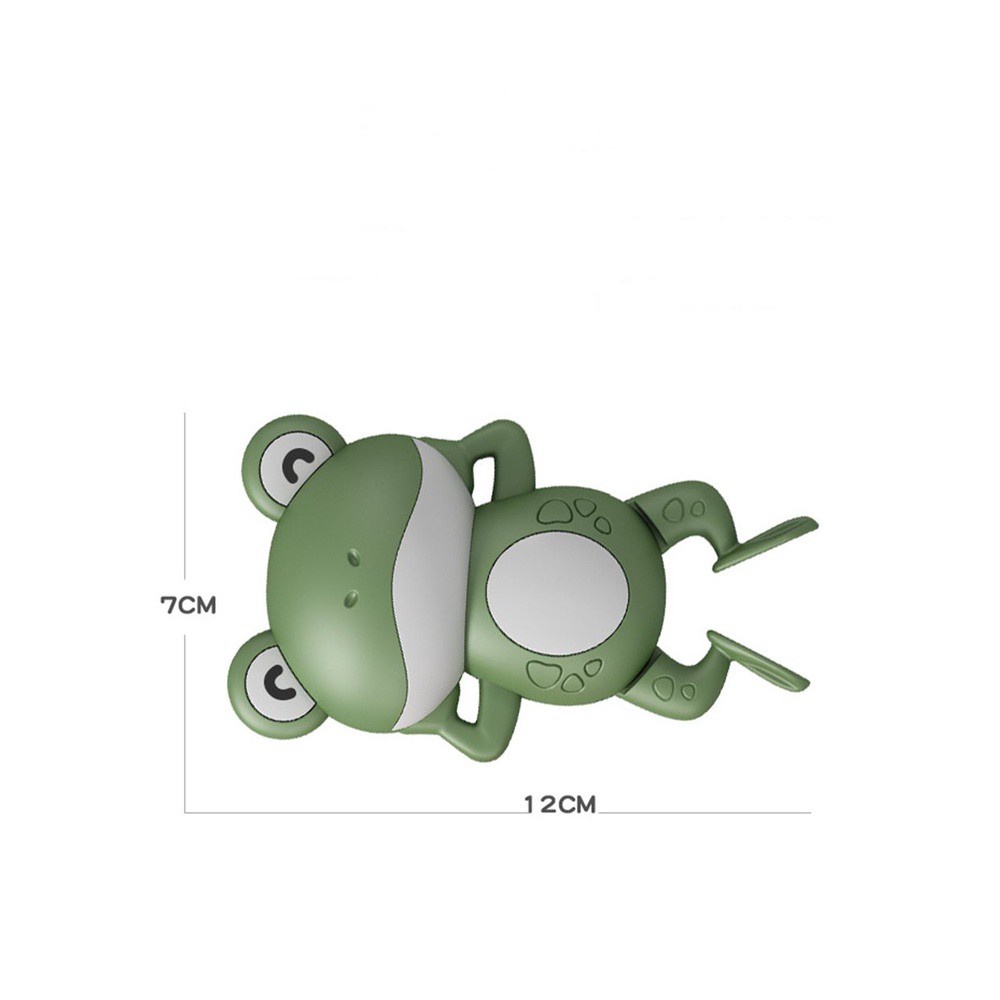 DAPHNE New Children Water Toys Cute Clockwork Toys Baby Bath Toys Toys Water Game Safe Swimming Gifts 0-12 Months Animals Frog/Multicolor