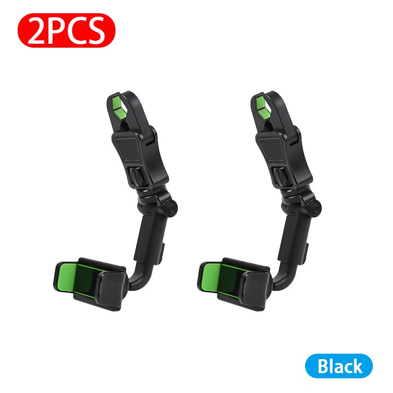 Giá đỡ điện thoại SEAMETAL xoay được 900 độ gắn gương chiếu hậu lưng ghế xe hơi thu gọn được đa năng