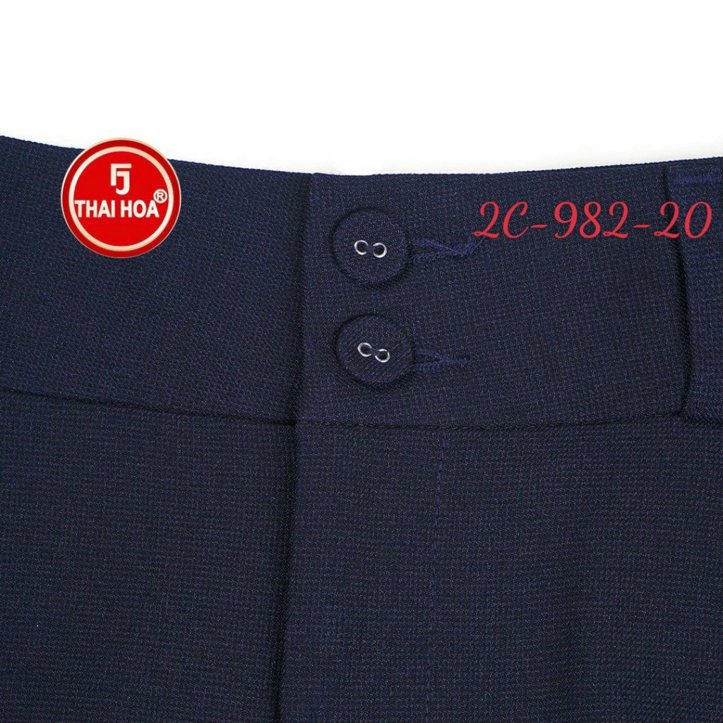 Quần tây Thái Hòa 9 tấc 2 ly chìm màu xanh đen 2C-982