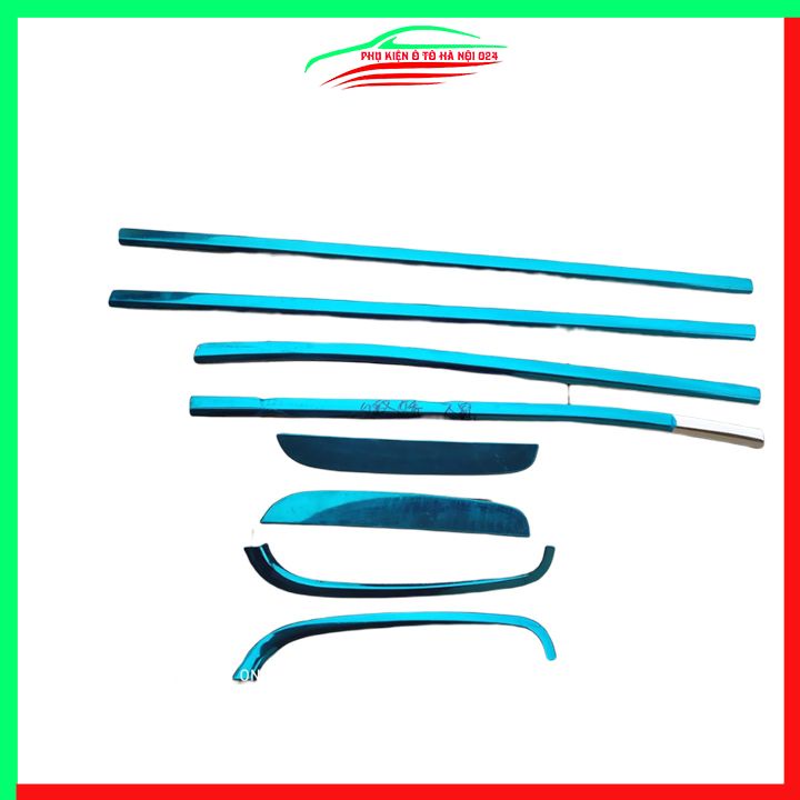 Bộ nẹp viền chân kính inox Ford Ranger 2014-2021