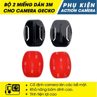 Bộ đế dán 3M cho camera hành trình Gecko, Amkov, GoPro, SJcam,...