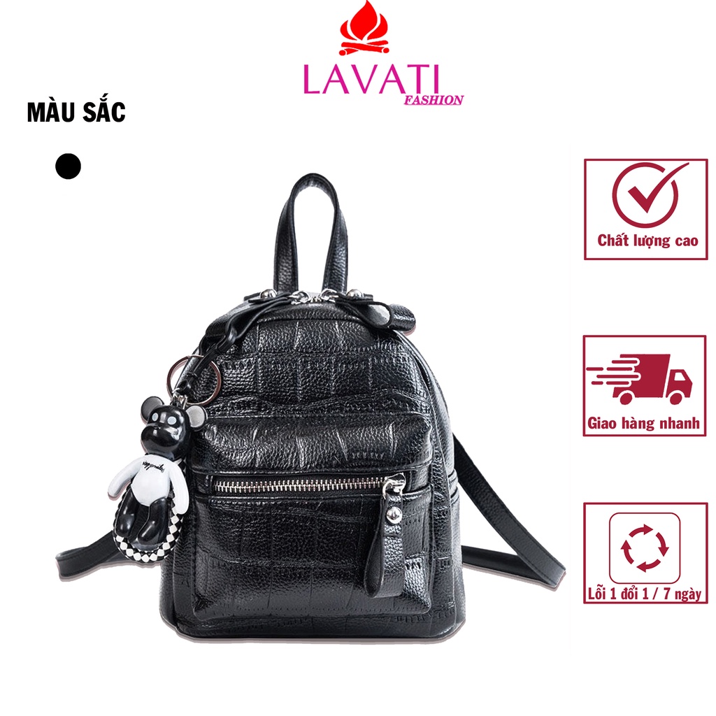 Balo thời trang TẶNG móc Khóa Gấu (Mã BLS130)