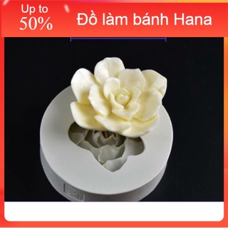 Khuôn rau câu 4D silicone Hoa sen đá (Kích thước đọc mô tả)