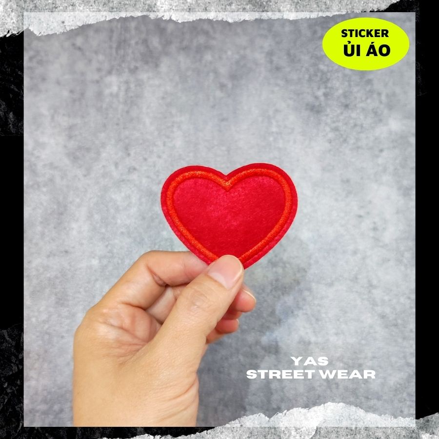 Sticker ủi áo cao cấp, miếng dán quần áo dùng làm Patch ủi, miếng vá quần áo, vá áo phao, trang trí BALO