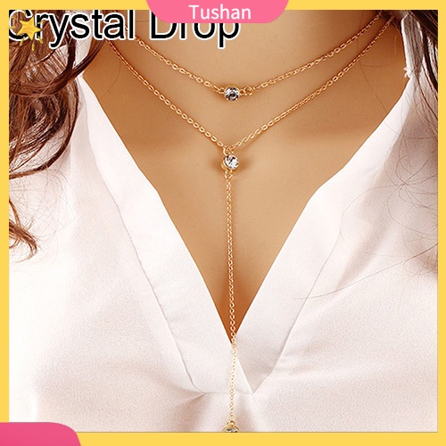 Vòng cổ nữ nhiều lớp đính ngọc trai giả sang trọng