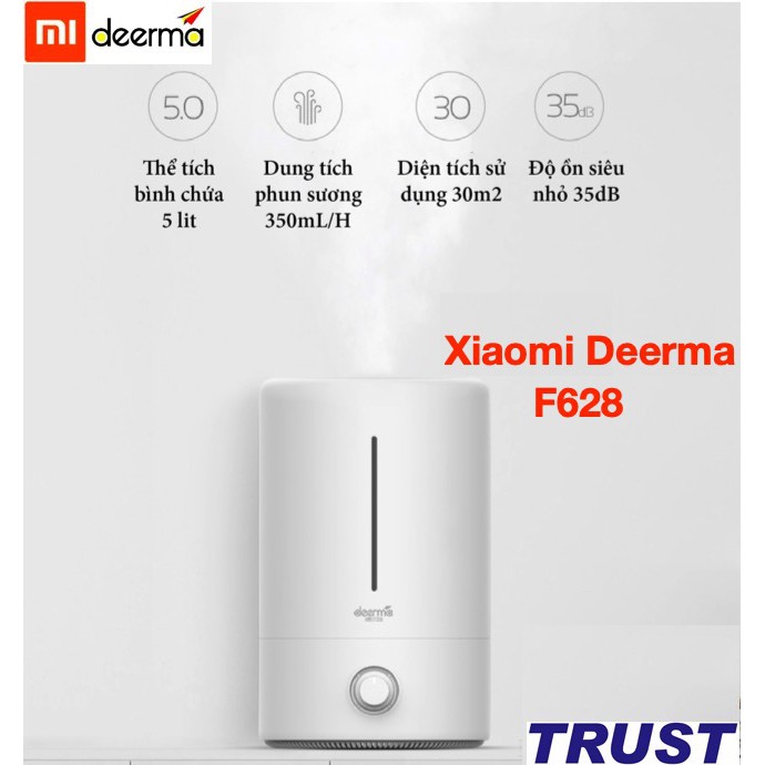 Máy Tạo Độ Ẩm Không Khí Xiaomi Deerma F628 - Máy Phun Sương Máy Khuếch Tán Không Khí Tinh Dầu 5L