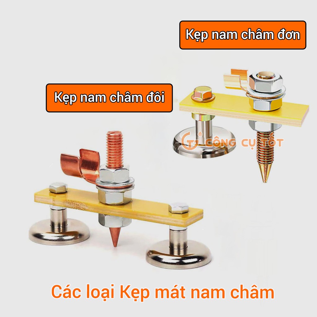 Kẹp mát nam châm tặng thêm điện cực dự phòng