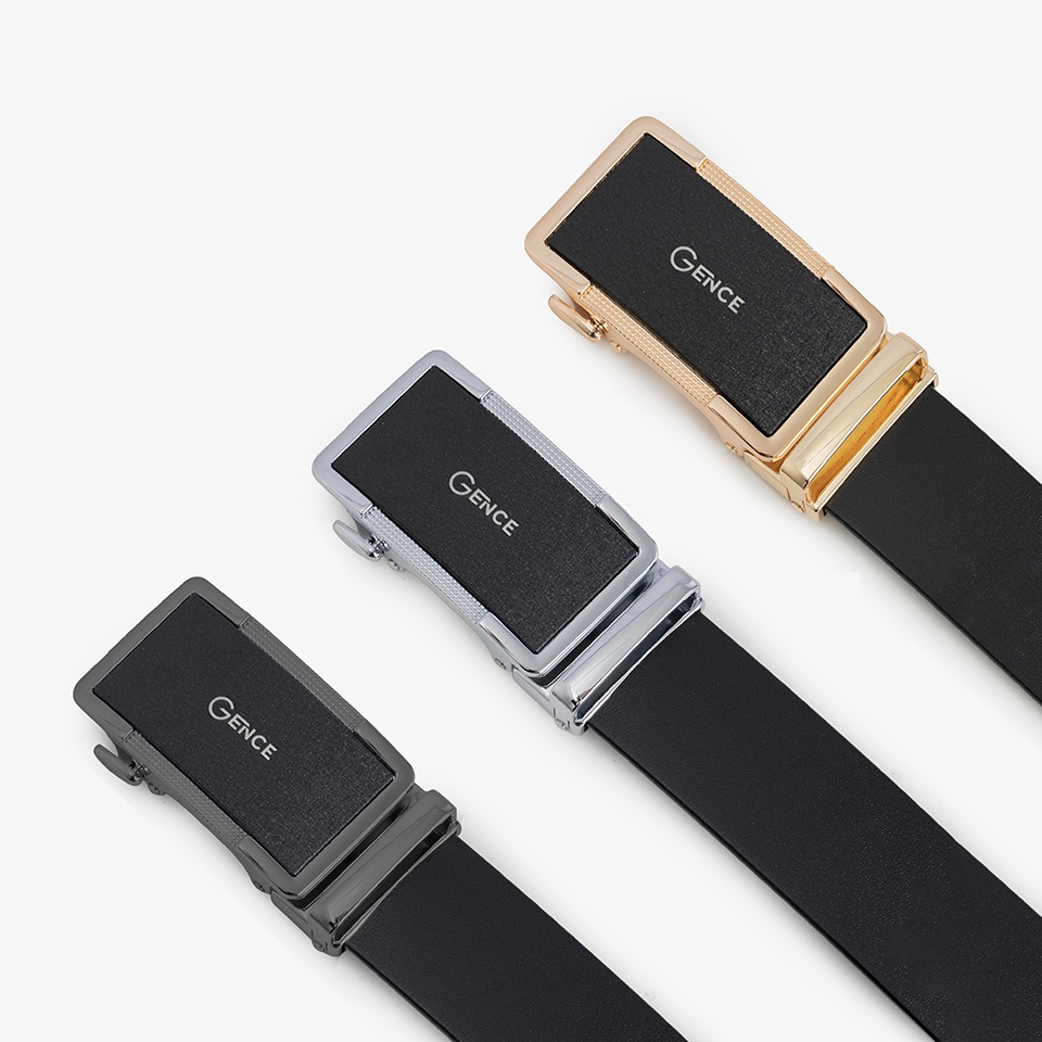 Thắt Lưng Da Nam Gence Cao Cấp, Nịt Da Nam Công Sở LG06