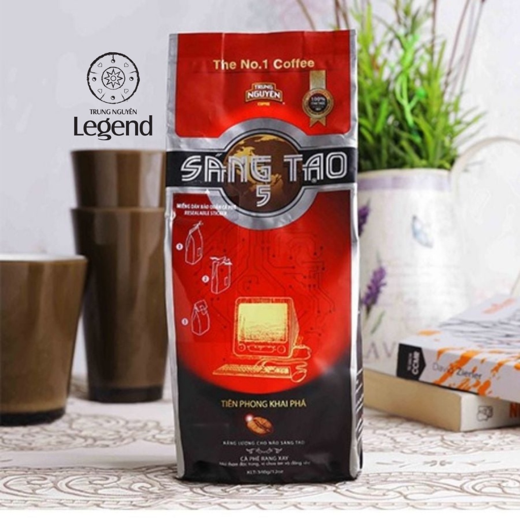 Cà Phê Rang Xay Trung Nguyên Loại Sáng Tạo 1 - 2 - 3 - 4 - 5 - Gói 340g