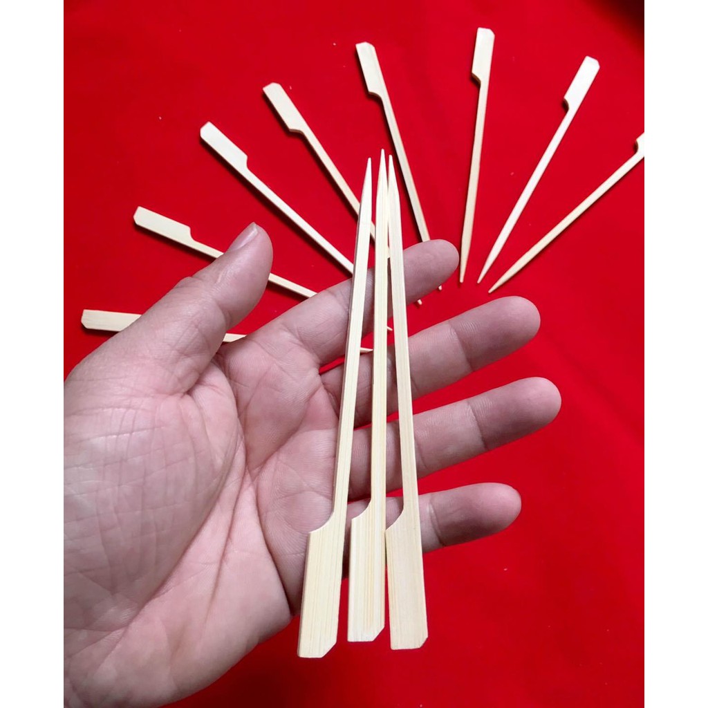 Que xiên cờ 12 cm-set 50 que