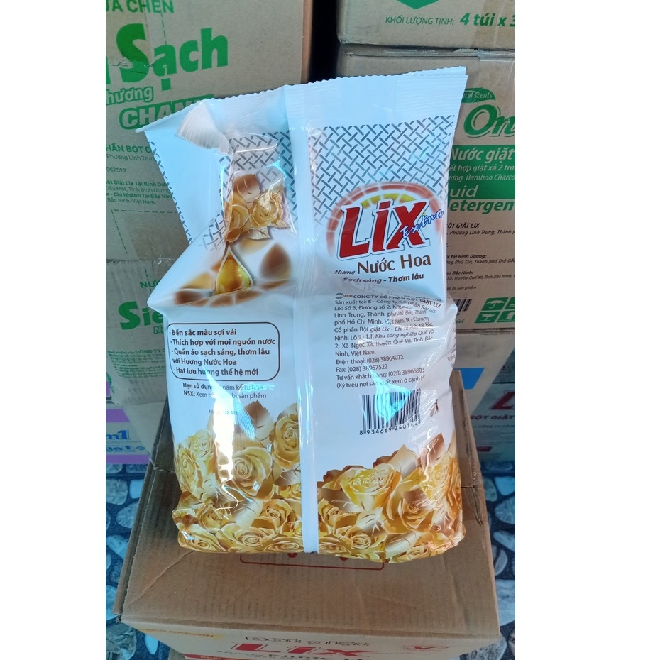 Bột Giặt LIX EXTRA HƯƠNG NƯỚC HOA 5,5kg