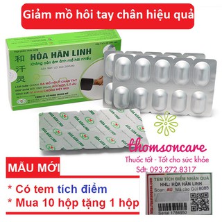 Hòa Hãn Linh - Giảm mồ hôi chân tay, nách, lưng, ngực