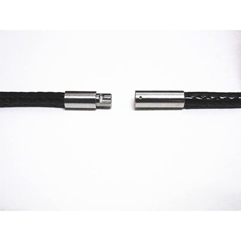 Set 10 Dây Da Màu Đen 2mm 16-21 Móc Khóa Làm Trang Sức DIY