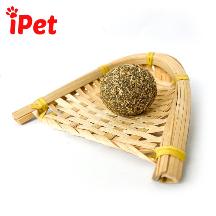 Bóng đồ chơi phủ cỏ bạc hà mèo catnip - iPet Shop