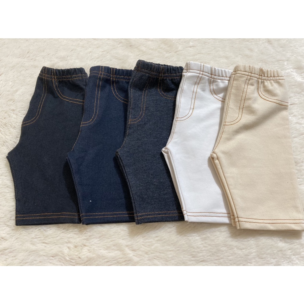 Quần legging giả jean lửng cho bé trai/bé gái