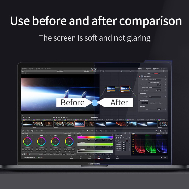 Miếng Dán Bảo Vệ Màn Hình laptop Cho macbook Air pro 11 13 15 Pro 13.3 Air 13.6 2022 M2 A2681