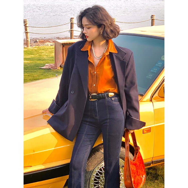 🍃🍃Áo Sơ Mi Nhung Hương Vị Retro Cho Nàng Đầu Mùa Xuân🍃🍃