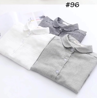 Sơmi Oversize cổ sen (hình thật sản phẩm)