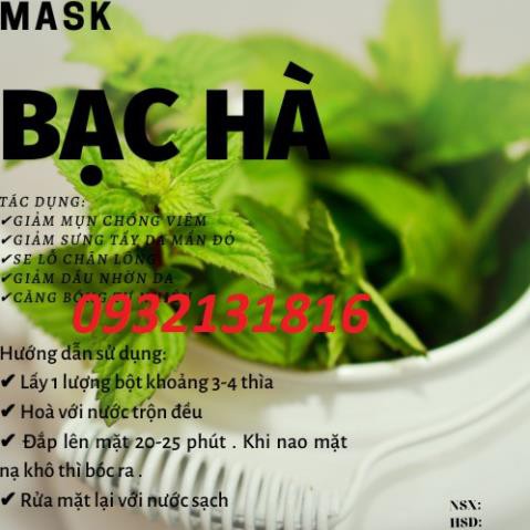 Mask dẻo Bạc hà tươi