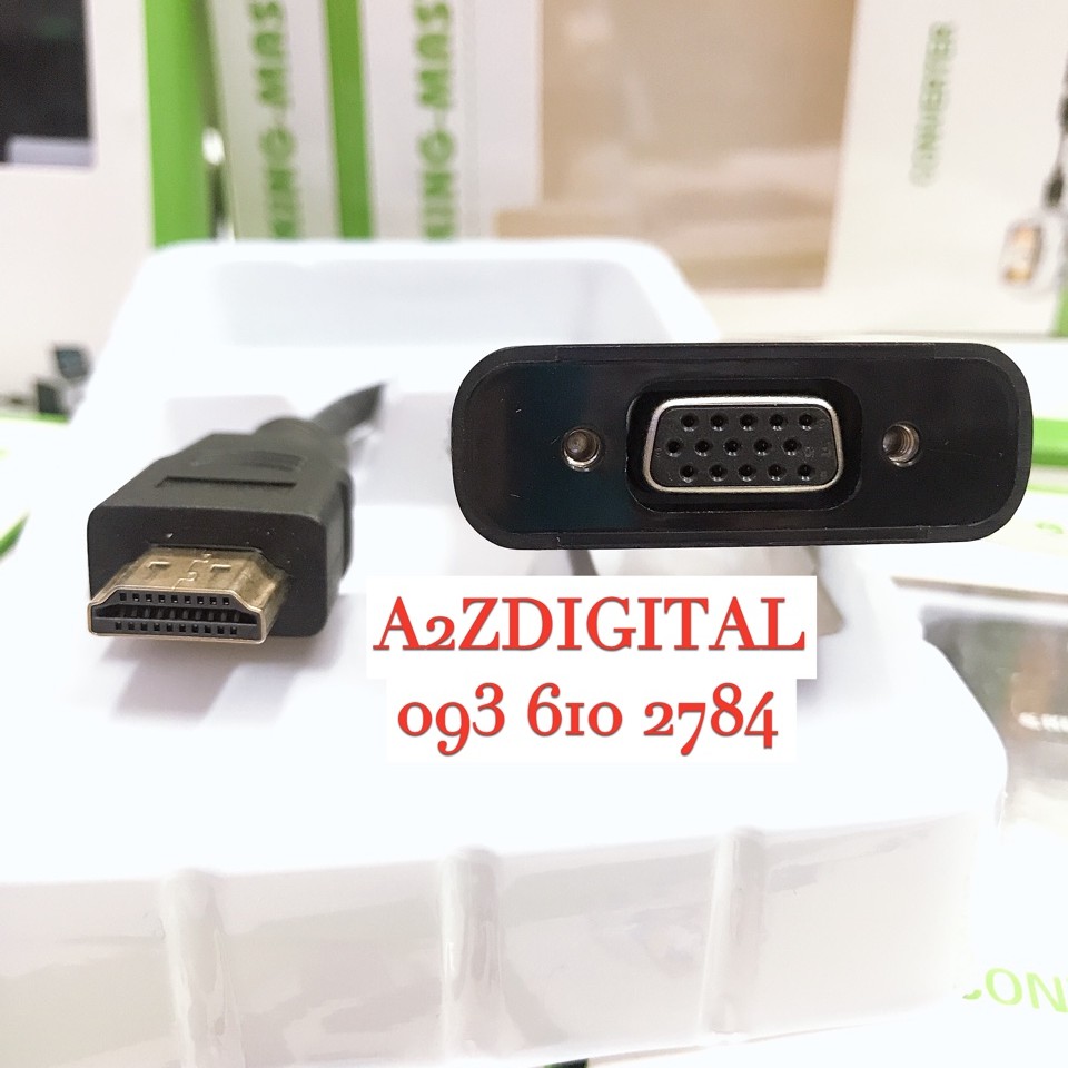 CÁP CHUYỂN TỪ HDMI SANG VGA ADAPTER HIỆU KING-MASTER KY-H121B - BẢO HÀNH 06 THÁNG