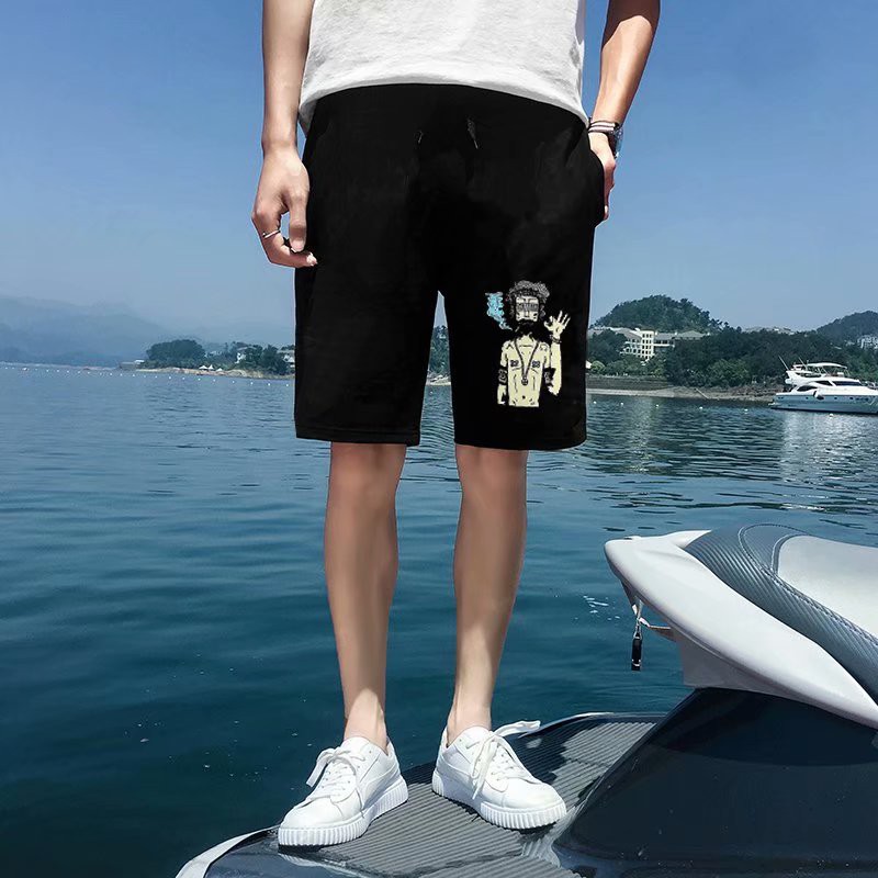 Men's fashion cartoon wide-leg sports shorts | BigBuy360 - bigbuy360.vn
