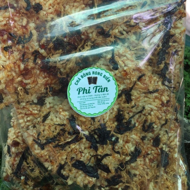 Cơm cháy chà bông Rong Biển Phi Tân nhà làm Thơm, giòn xốp , hương vị Đậm đà