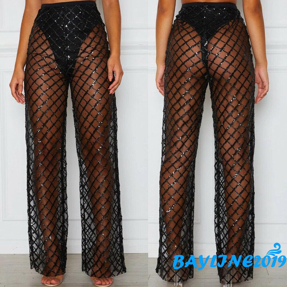 Quần Dài Nữ Vải Mỏng Quyến Rũ