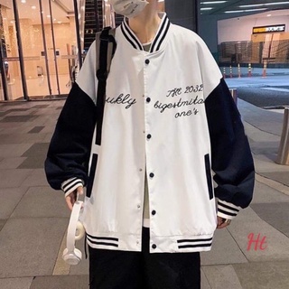Áo bomber gió phối Hiukly H2A